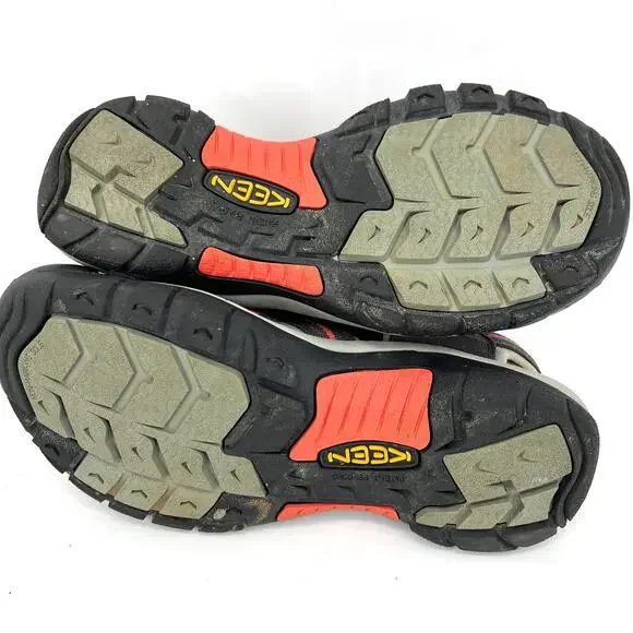 Keen Womens Newport H2 Closed Toe Waterproof Adjustable Sandals Gray Orange Sz 8 - Picture 6 of 8